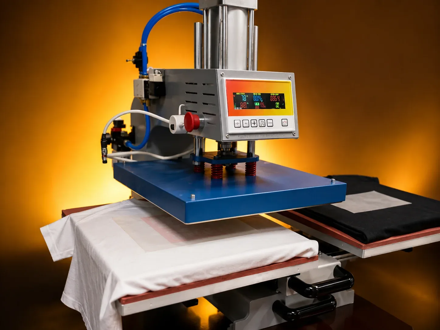 1. Pneumatický produkčný termolis 2× 40 × 40 cm