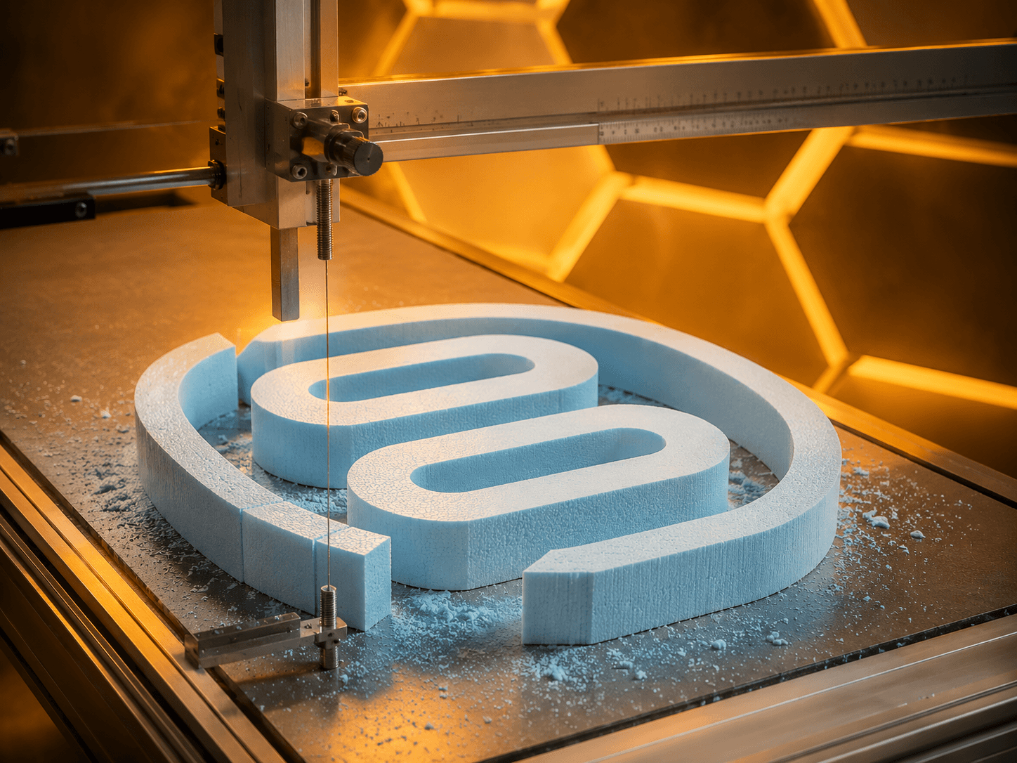 3D písmo – akrylát a styrodur