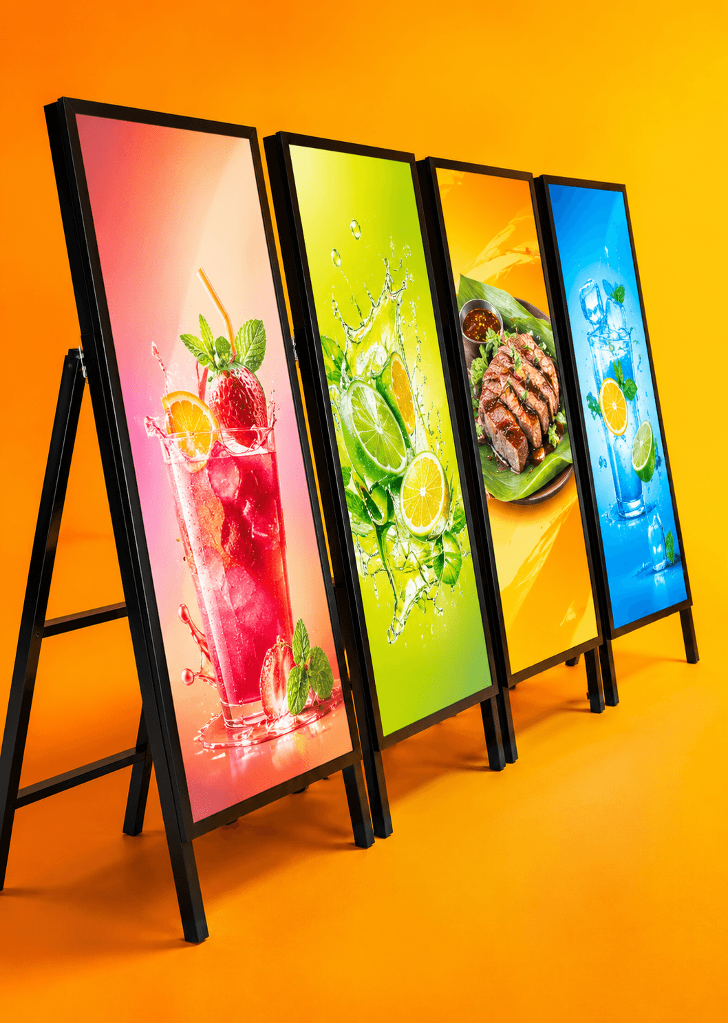 DL06 DOUBLE – A-Frame LED Light Box – obojstranný